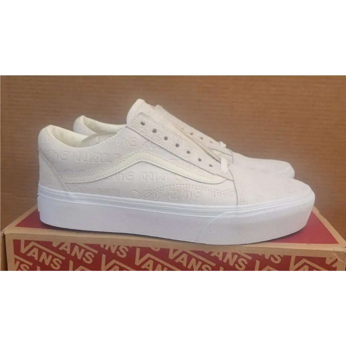 Vans shoes - VANS Old Skool - Old Skool - VN0A3B3U4TE - Marshmallow/Marshmallow (UPC: 194902660520) 1