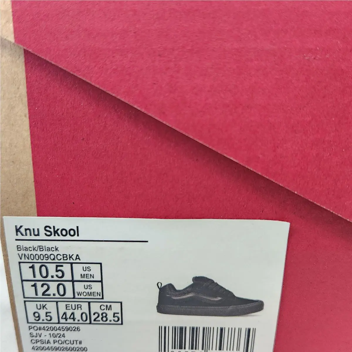 Vans shoes - VANS Knu-Skool - Black 5
