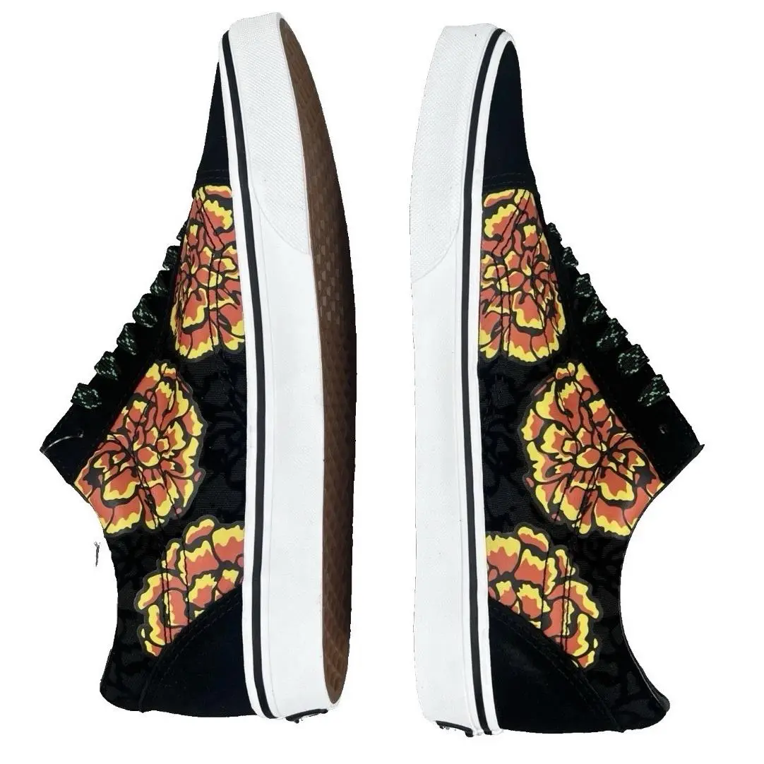 Vans shoes - VANS Old Skool - Old Skool - Black Yellow Orange 2