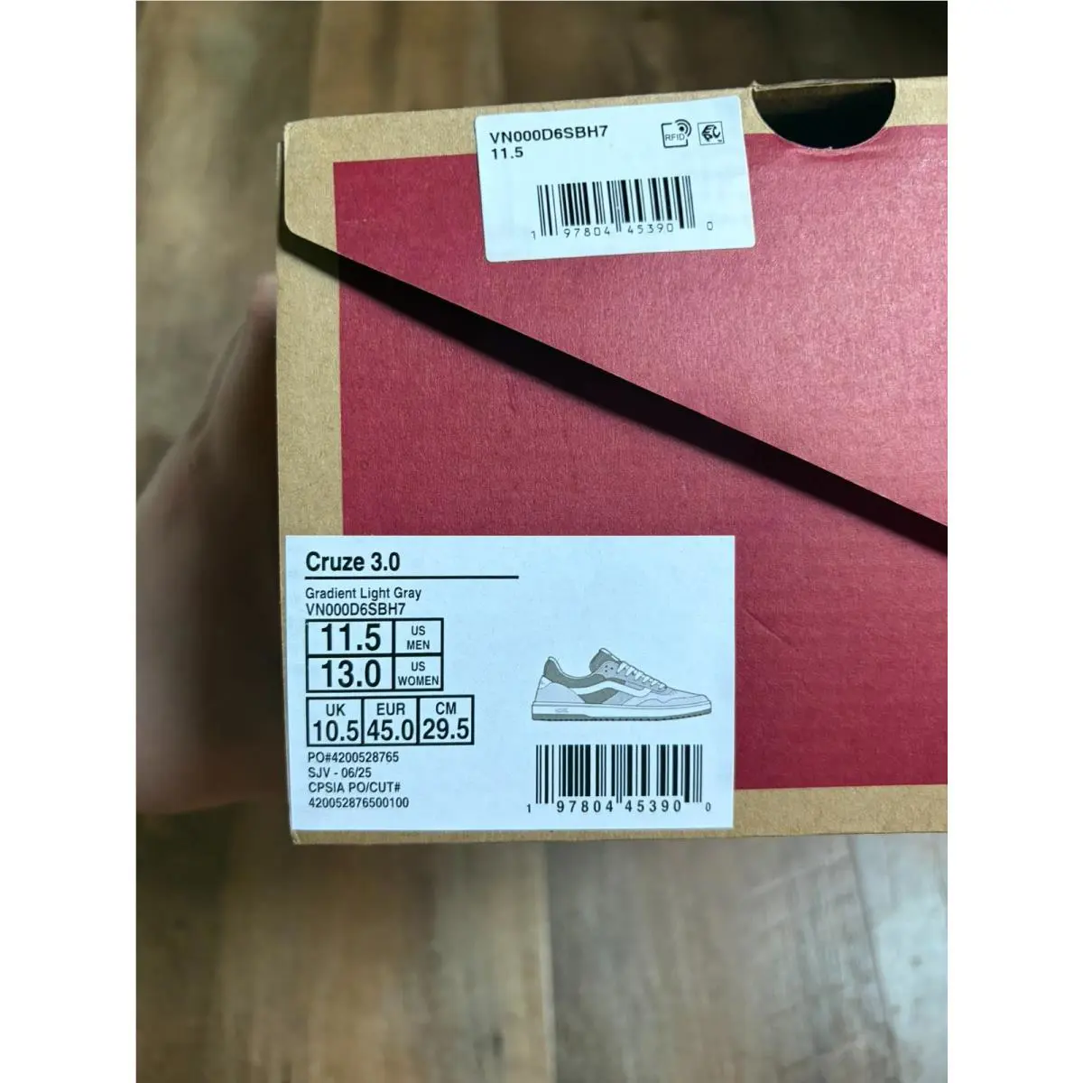 Vans shoes - VANS Cruze 3.0 - Cruze - VN000D6SBH7 - Gray (UPC: 197804453900) 8