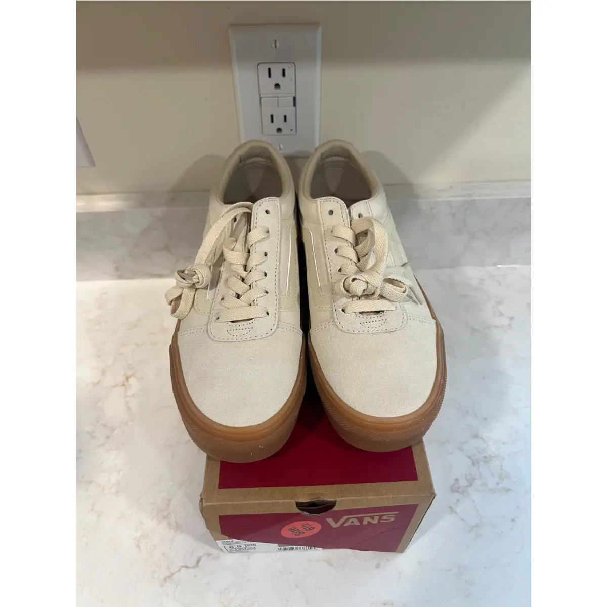 Vans shoes - Creme (UPC: 197065739409) 4