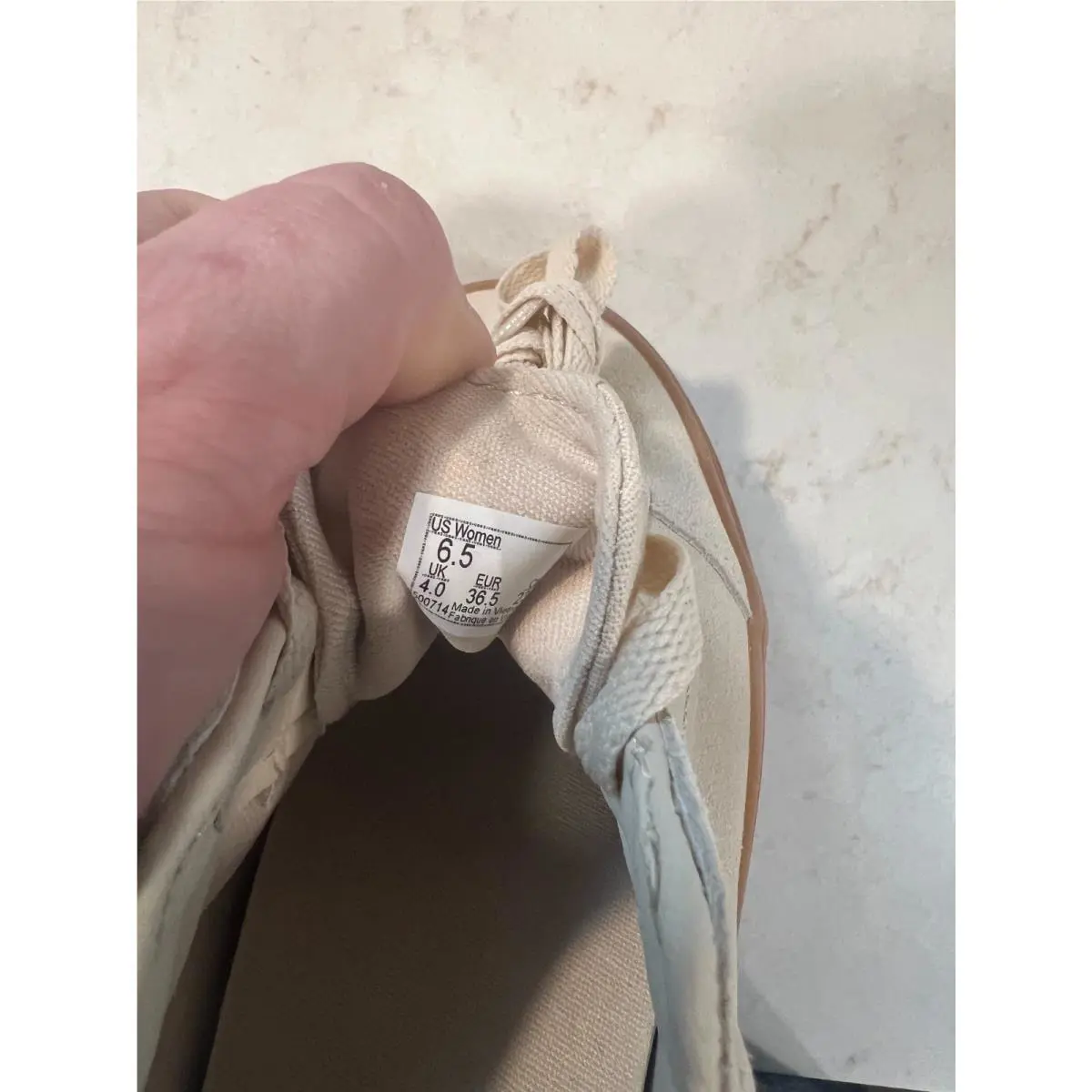 Vans shoes - Creme (UPC: 197065739409) 5