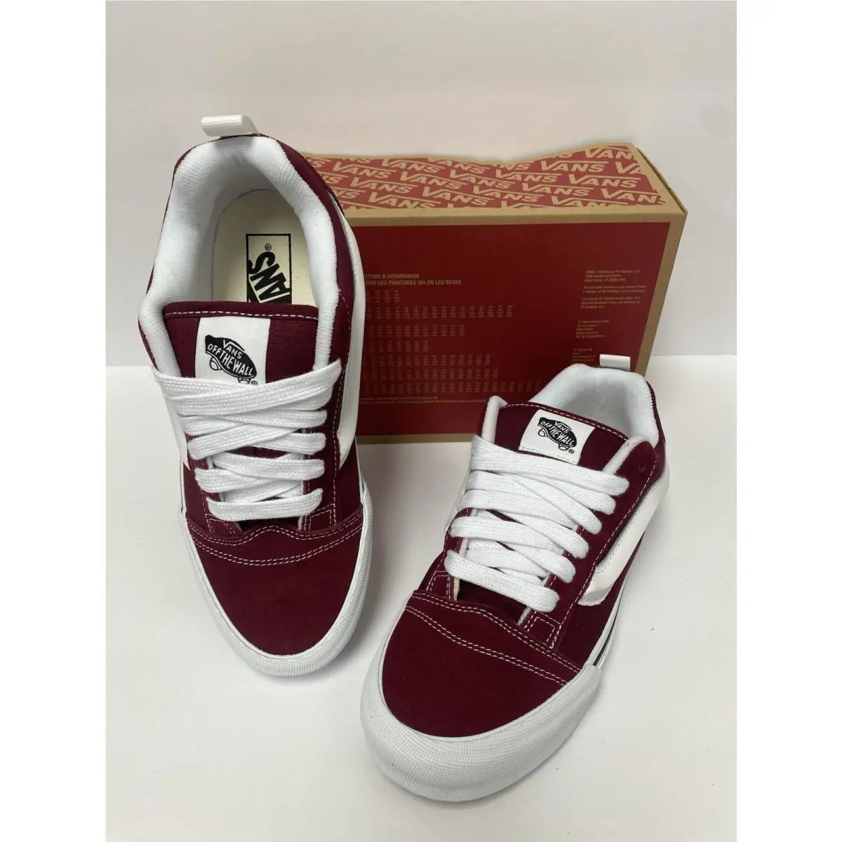 Vans shoes - VANS Knu Skool - Knu Skool - Maroon 0