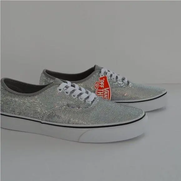 Vans shoes - VANS Authentic - Authentic - shiny - Silver 0