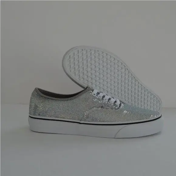 Vans shoes - VANS Authentic - Authentic - shiny - Silver 4