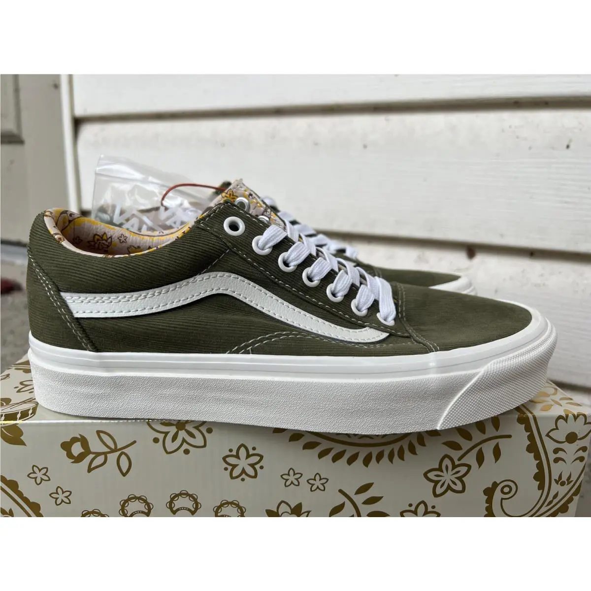 Vans shoes - VANS Old Skool - Old Skool - VN0A54F3ZC6 - Green 2