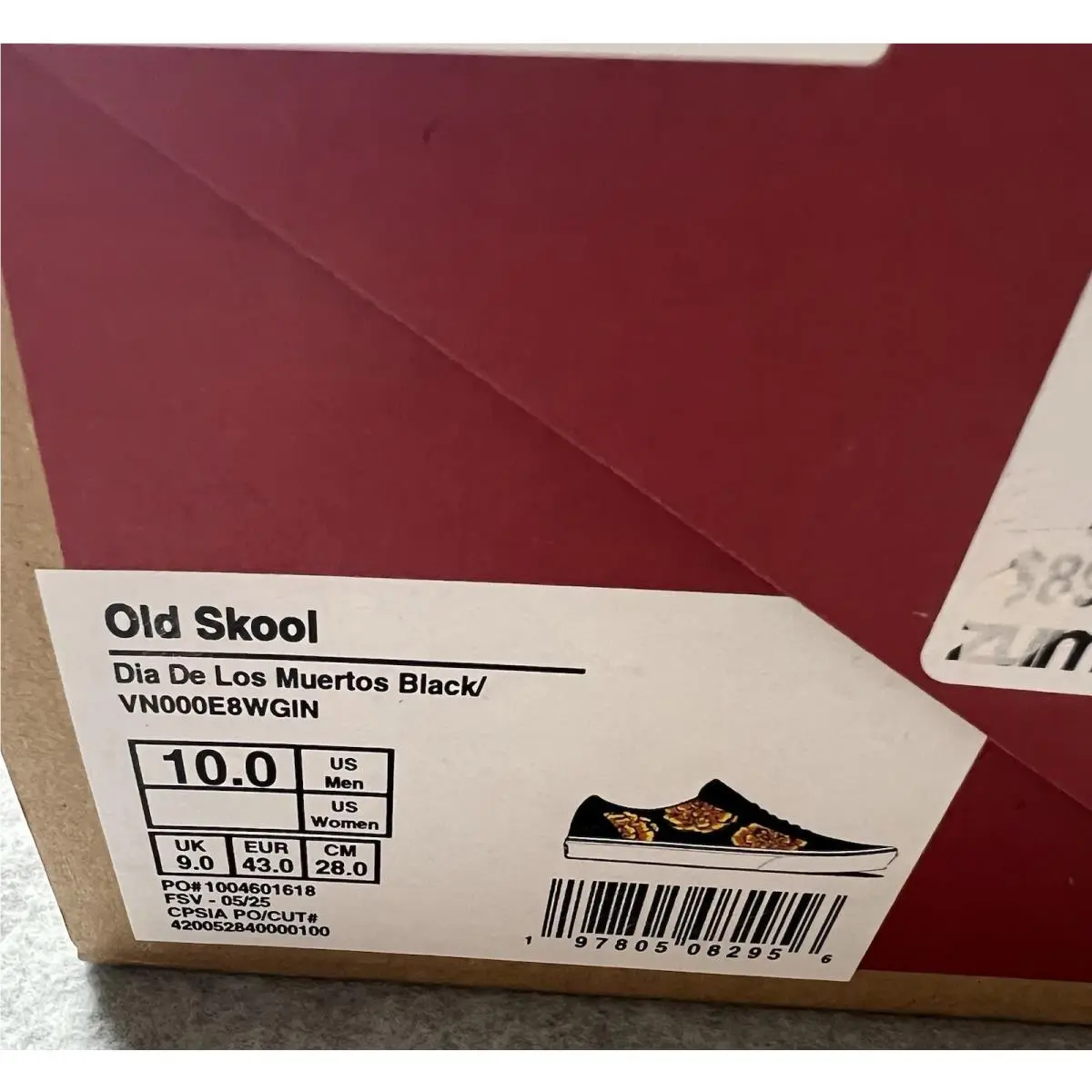 Vans shoes - VANS Old Skool - Old Skool - Black Yellow Orange 5