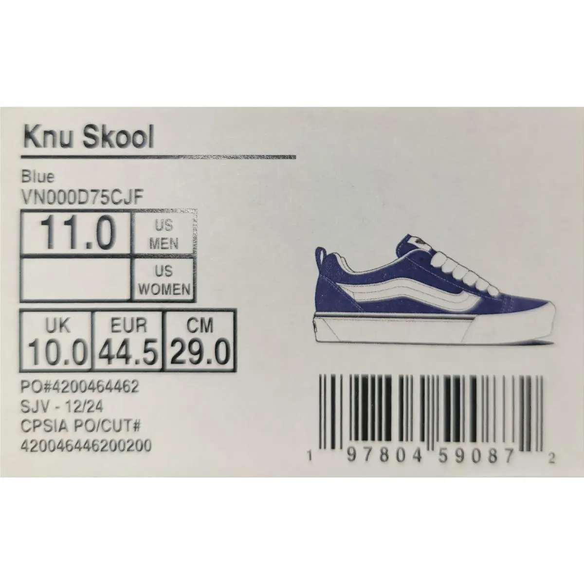 Vans shoes - Vans Knu Skool - Knu Skool - Blue 5
