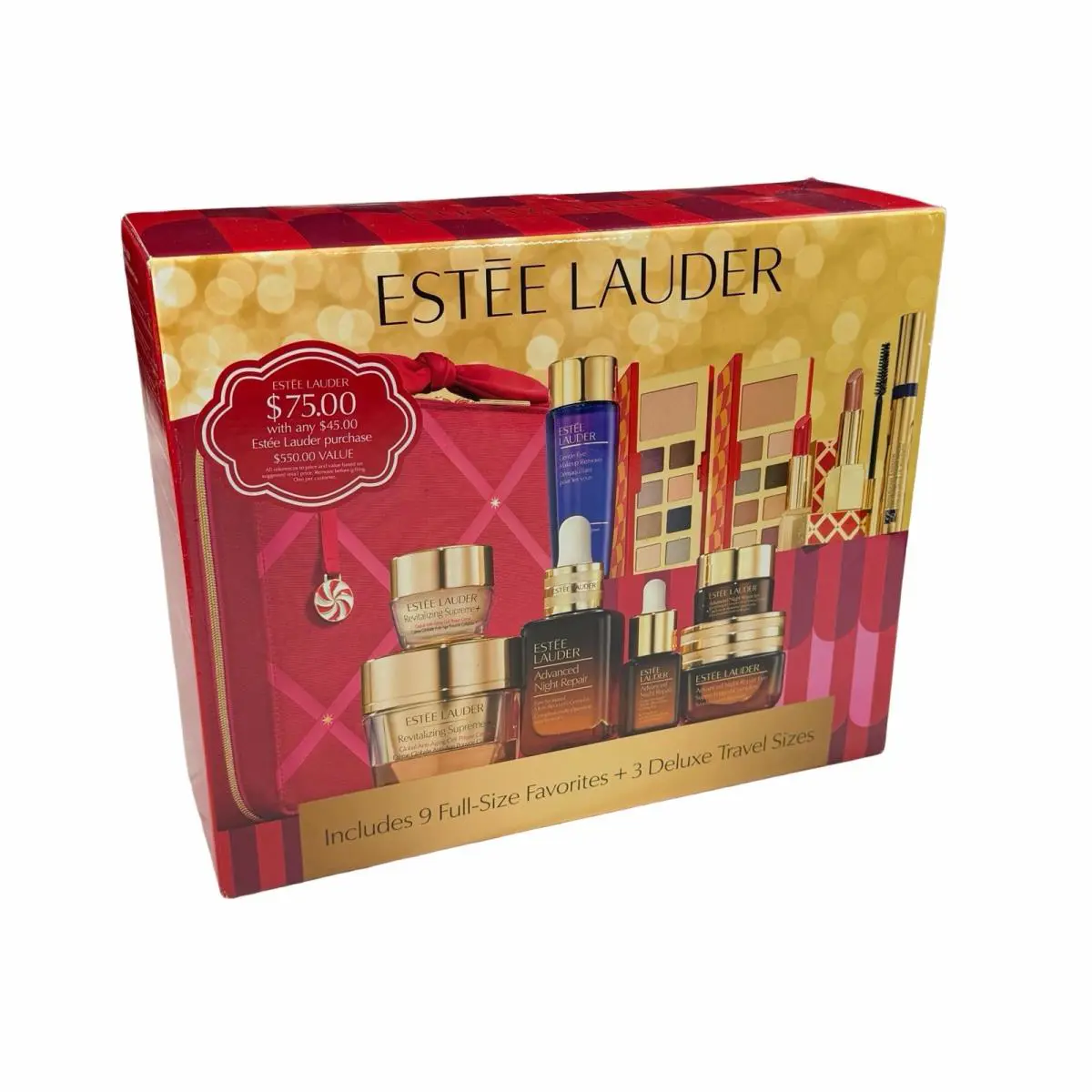 Estee Lauder Holiday Blockbuster 9 Full Size 3 Travel Size Supreme+ Cream