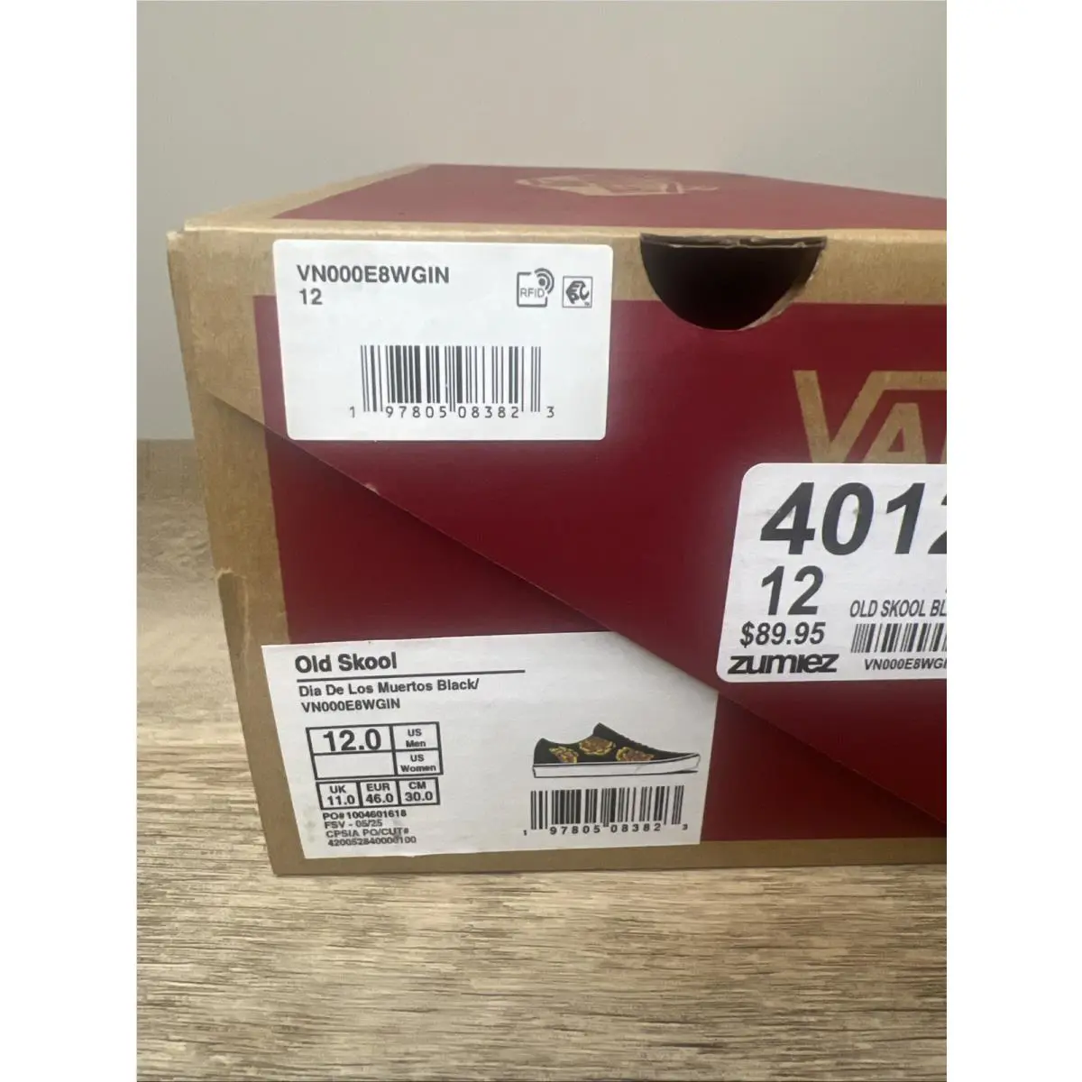 Vans shoes - Dia de los Muertos 2025 - Black 5