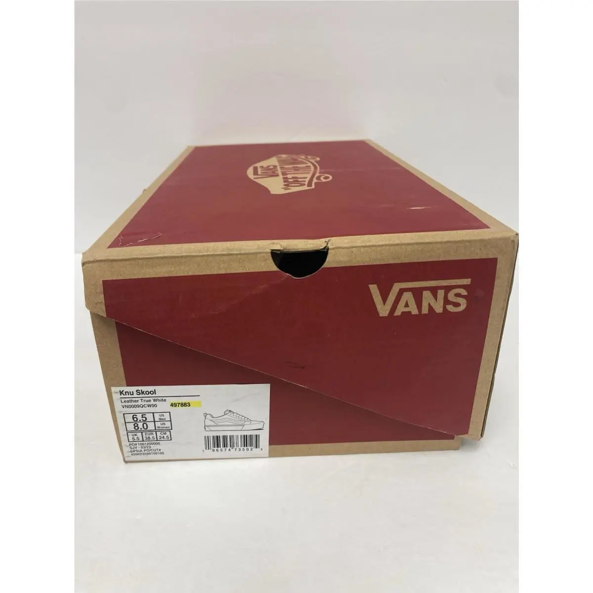 Vans shoes - VANS Knu Skool - Knu Skool - White, Manufacturer: Gray 6