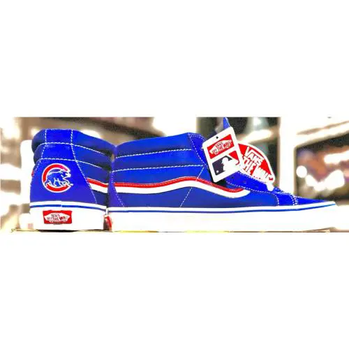 Vans shoes - Vans SK8 Mid Reissue Chicago Cubs - Blue 0