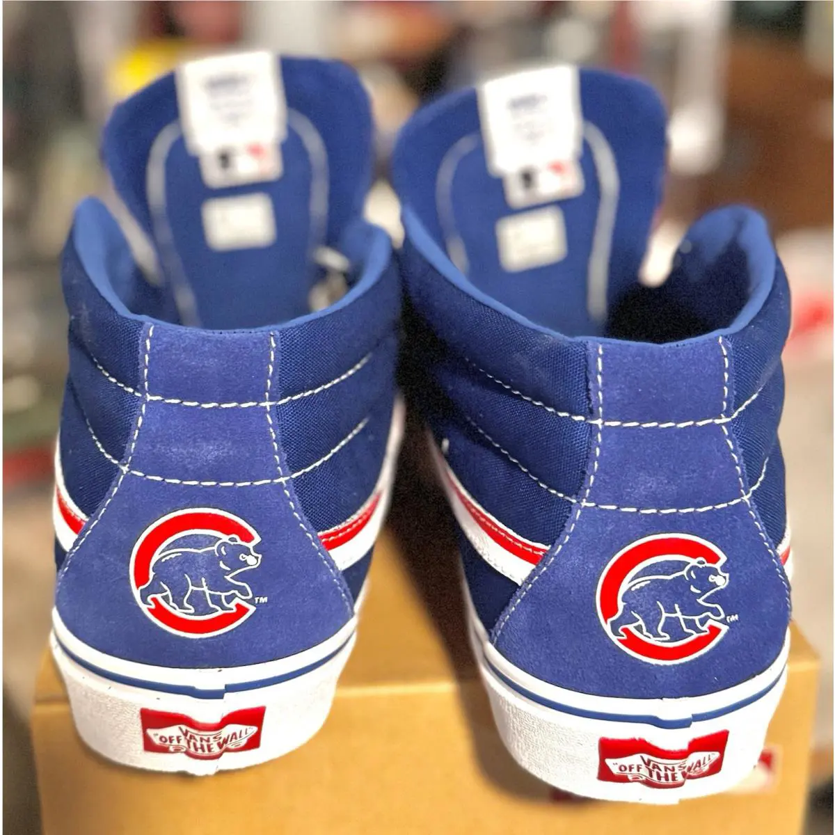 Vans shoes - Vans SK8 Mid Reissue Chicago Cubs - Blue 2