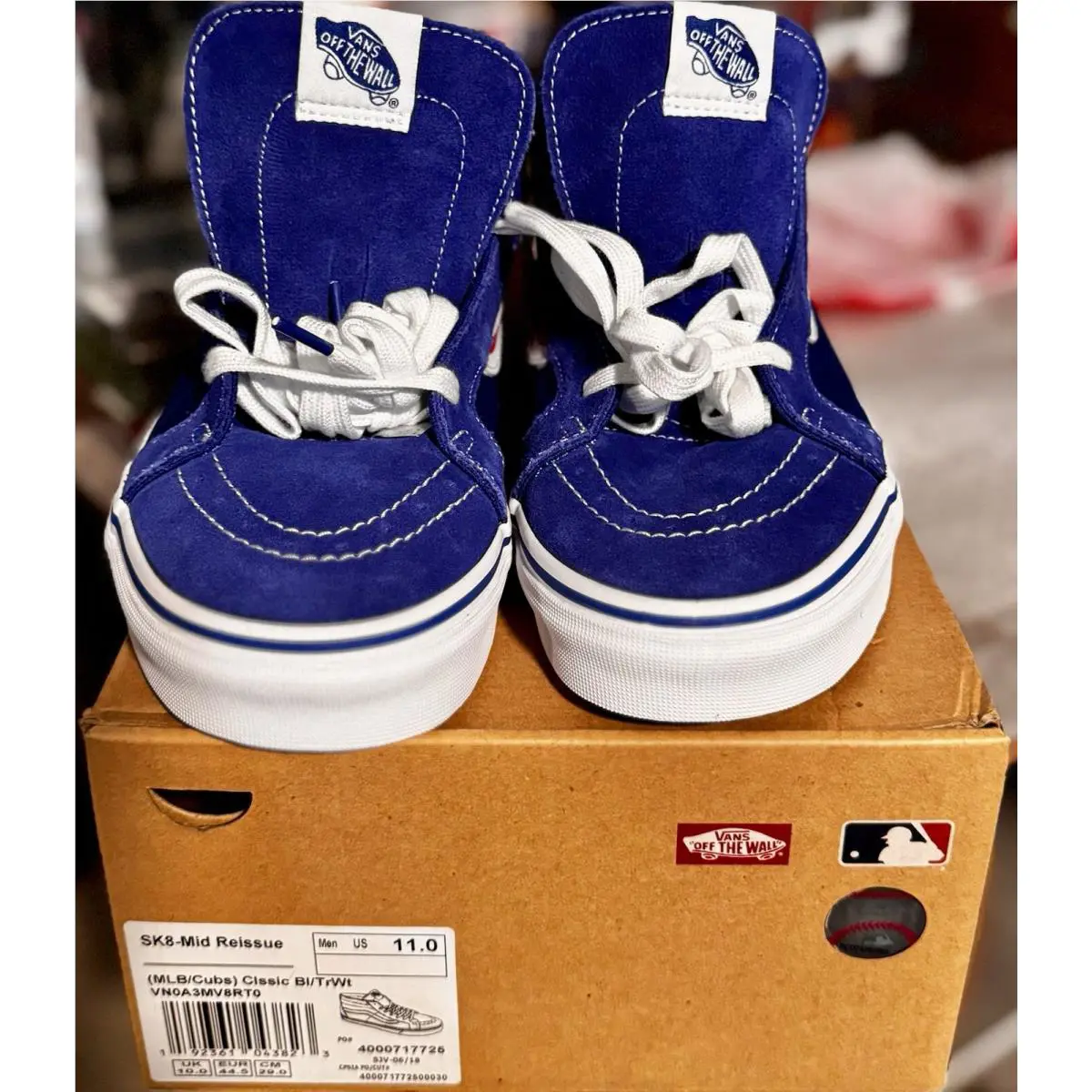 Vans shoes - Vans SK8 Mid Reissue Chicago Cubs - Blue 5