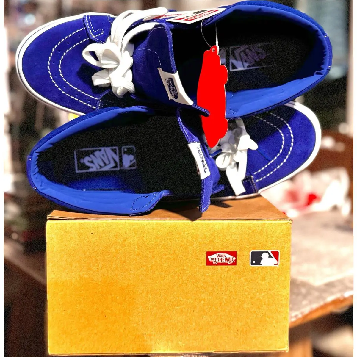 Vans shoes - Vans SK8 Mid Reissue Chicago Cubs - Blue 6