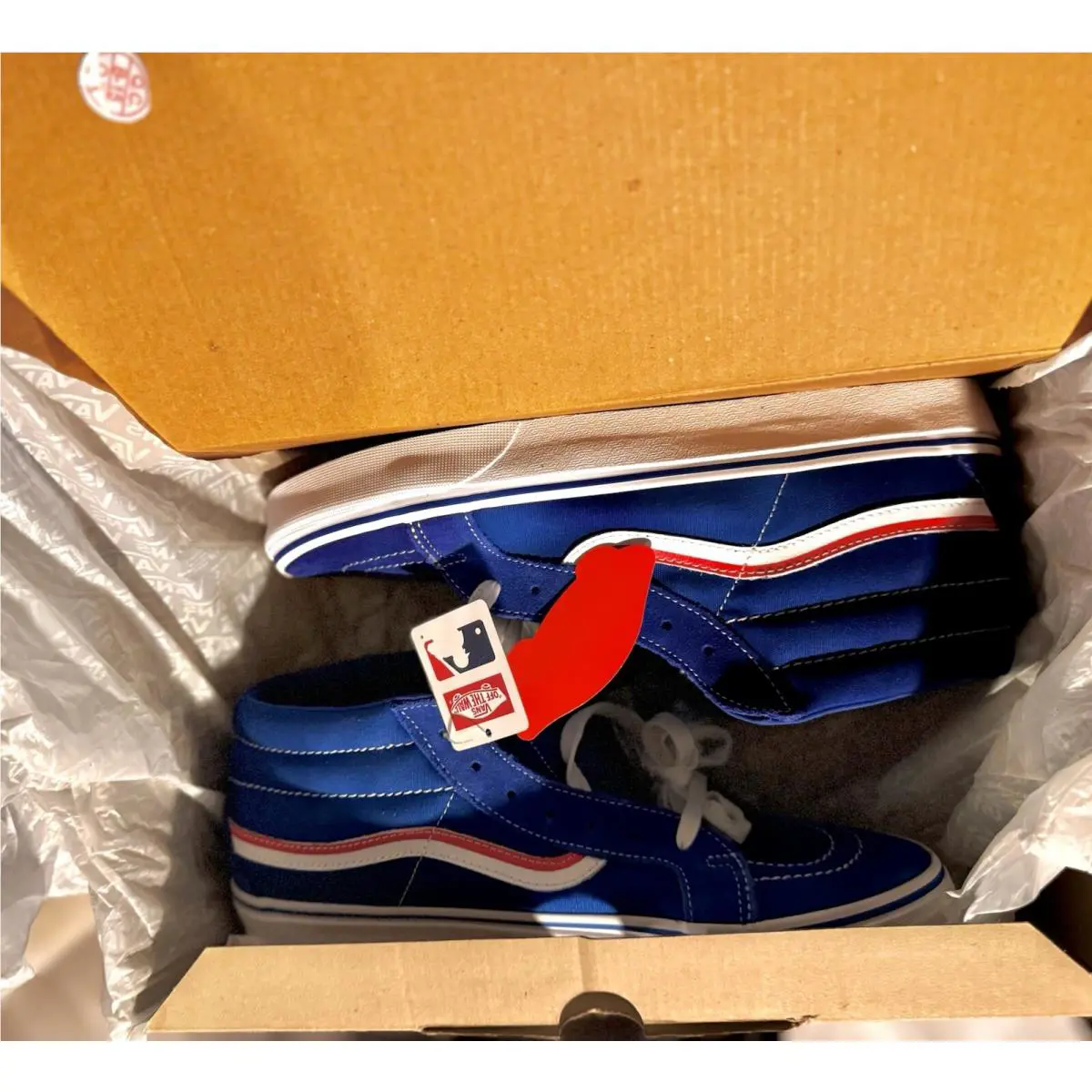 Vans shoes - Vans SK8 Mid Reissue Chicago Cubs - Blue 7