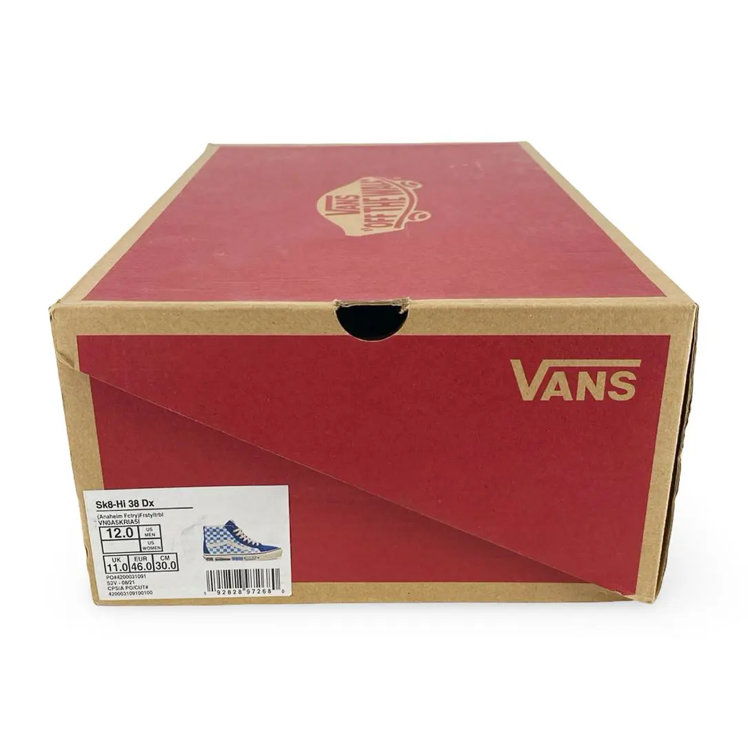 Vans shoes - Vans Unisex Style 38 Sneakers Blue/White - VN0A5KRI5I - Blue, White 2