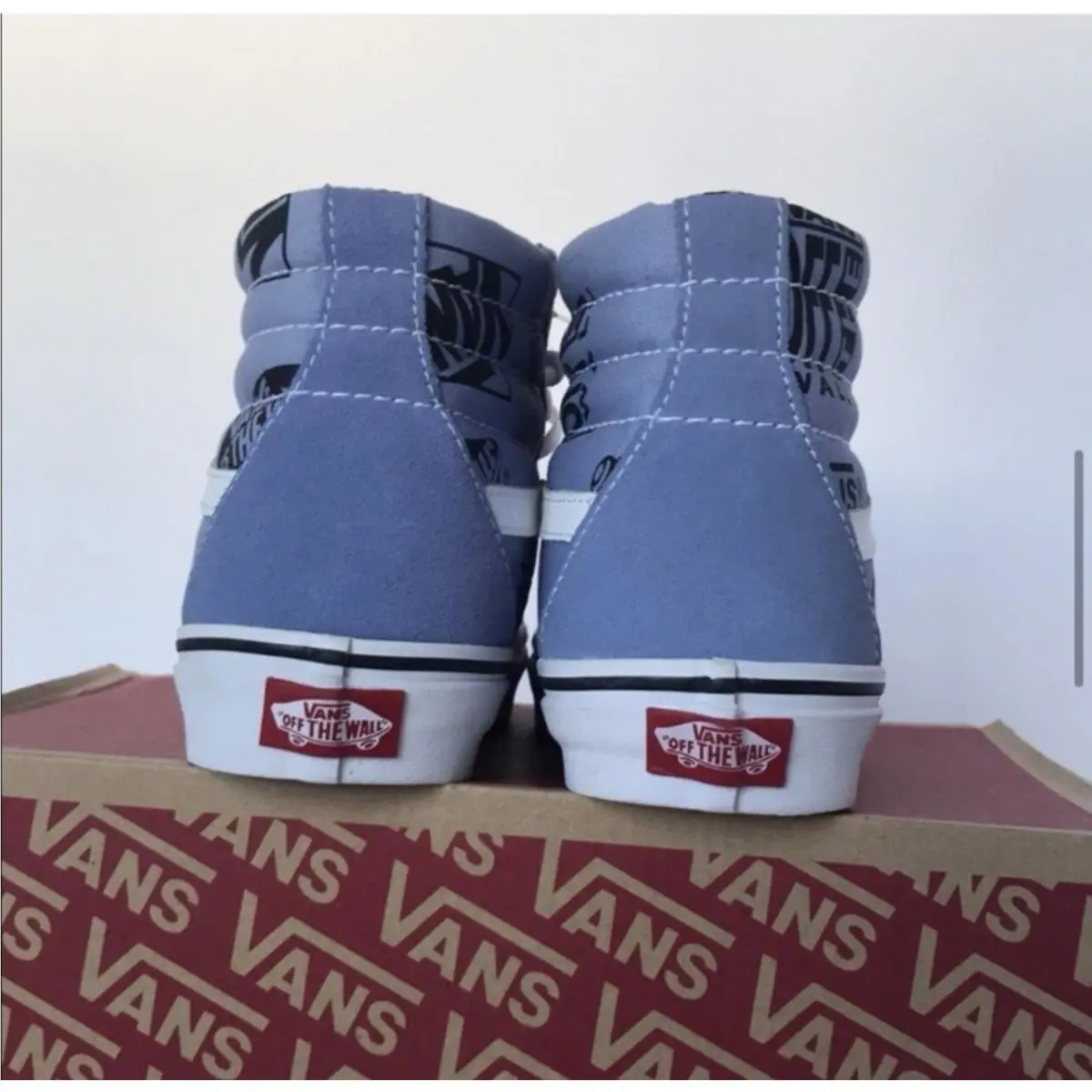 Vans shoes - VANS Sk8-Hi - Lavender Logo Mix - Blue 4