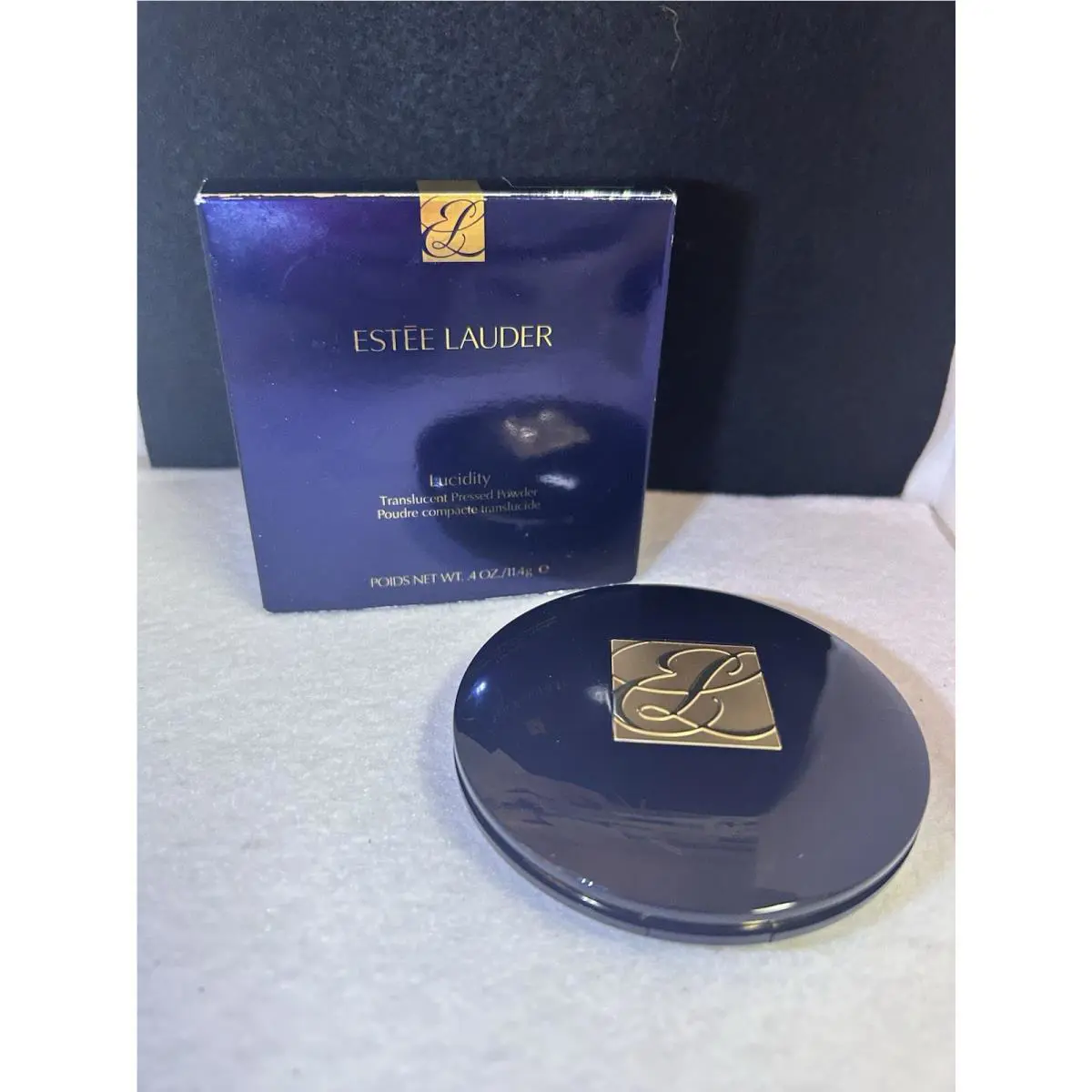 Estee` Lauder Lucidity Pressed Powder .4oz Full Size 02 Light/medium