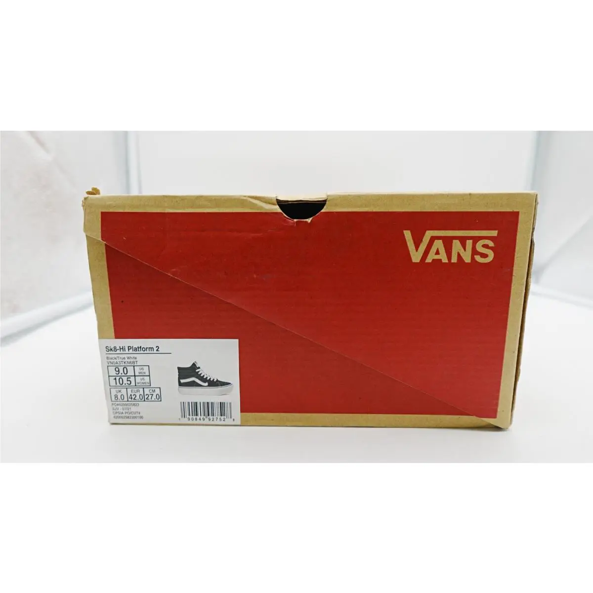 Vans shoes - Vans Chain Sk8‑Hi Platform 2.0 - Black 16