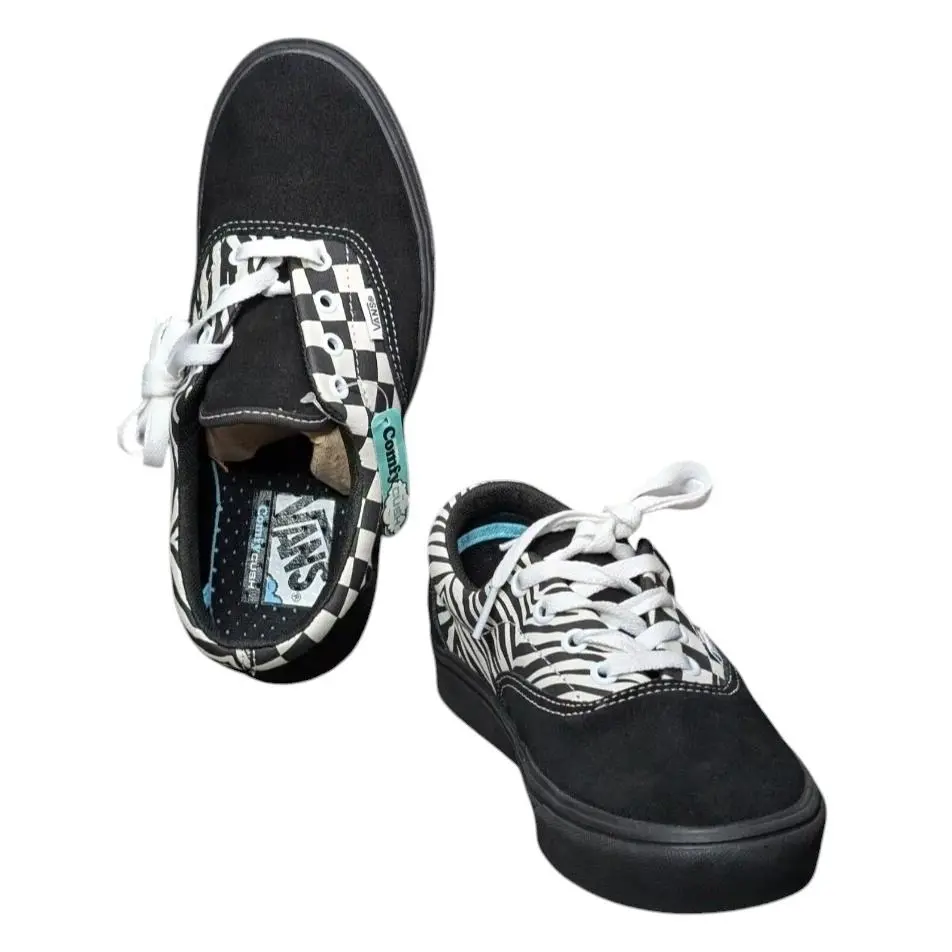 Vans shoes - VANS ComfyCush - ComfyCush - VN0A3WM9V9Y1 - Multicolor, Manufacturer: White, Black 8
