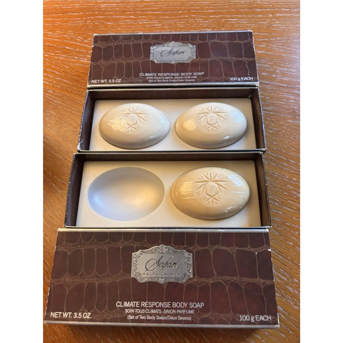 Ralph Lauren Safari Climate Response Body Soap 100g 3 Bars