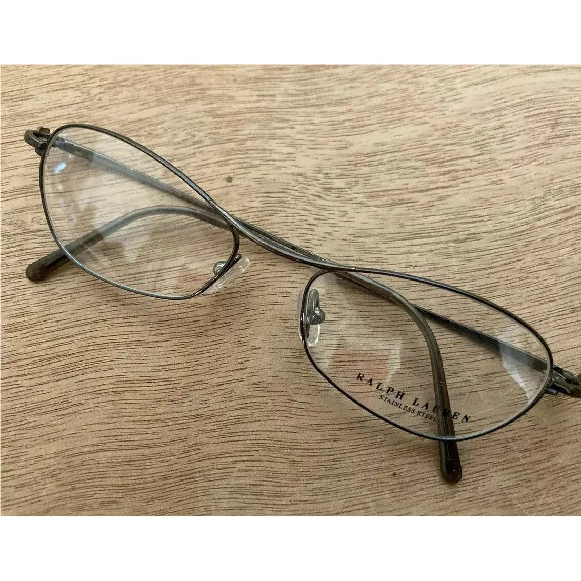 Polo Ralph Lauren Unisex Eyeglasses. Gunmetal Modern Aviator. Size 50-18-130
