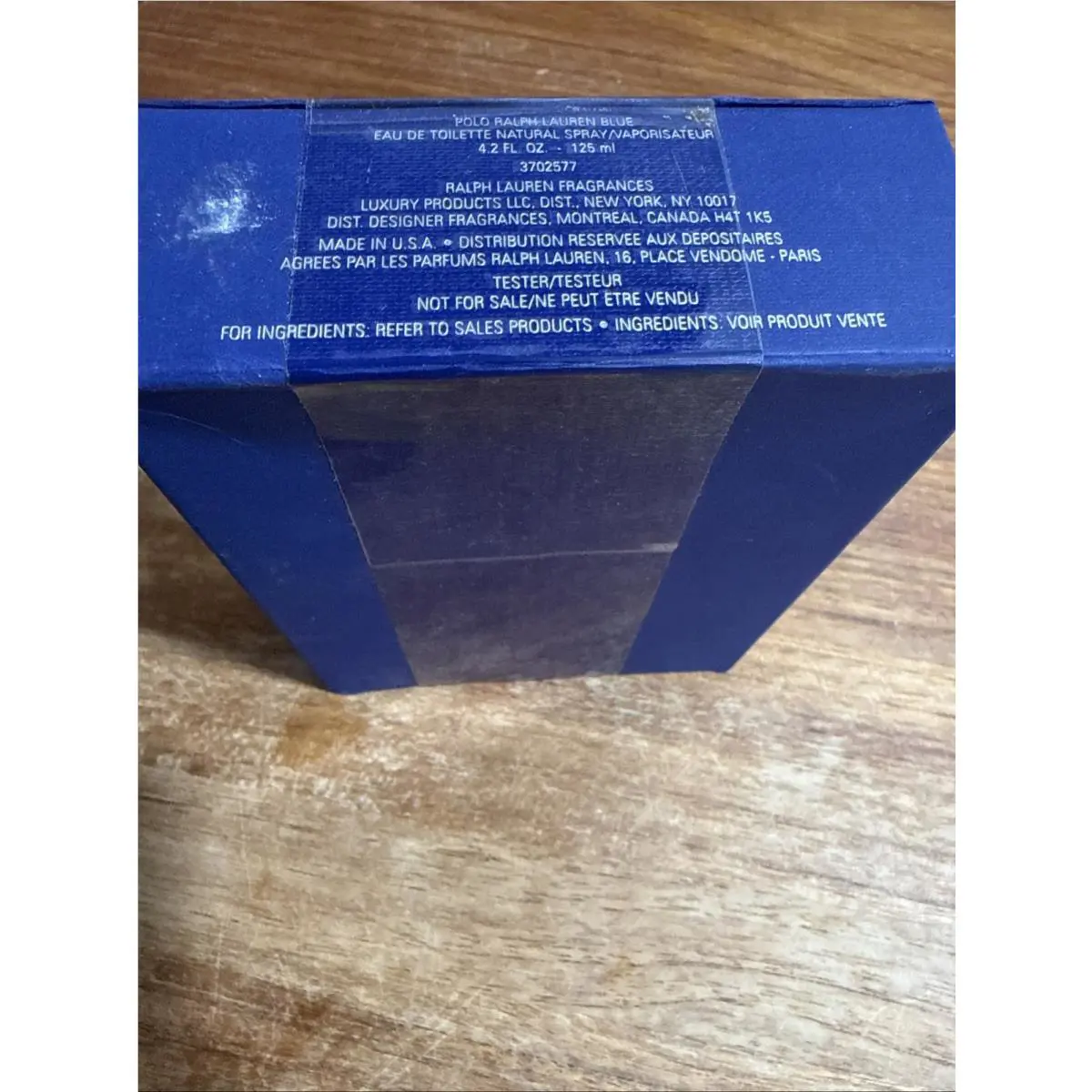 Polo Ralph Lauren Blue 4.2oz 125ml Edt Spray Vintage