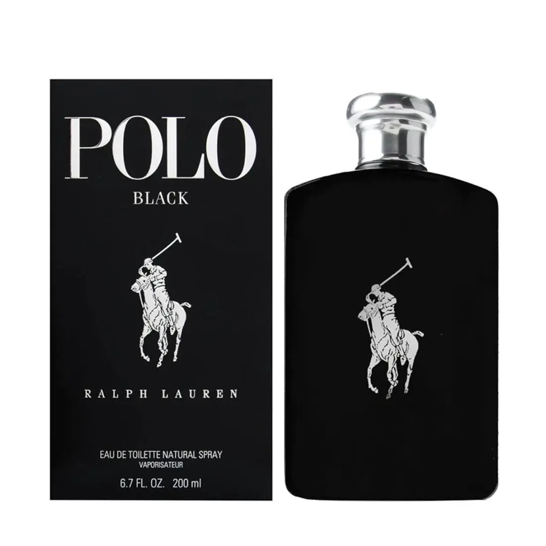 Polo Black Ralph Lauren Eau de Toilette For Men 6.7 Oz/ 200 ml