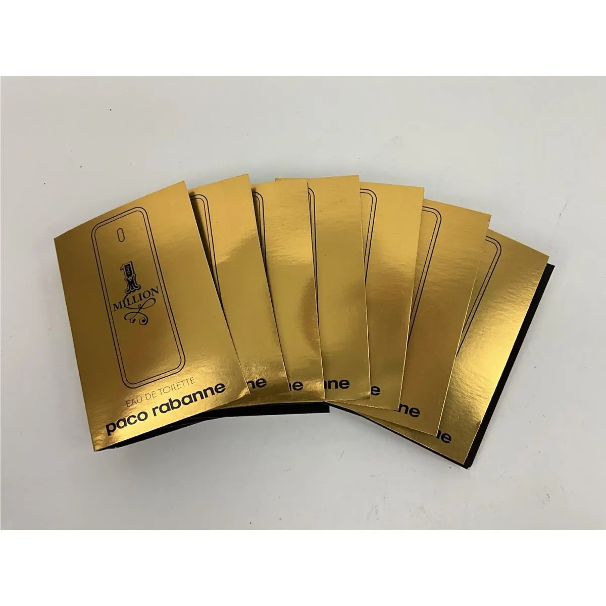 7 Pack 1 Million Eau De Toilette by Paco Rabanne For Men 1.5 mL Spray