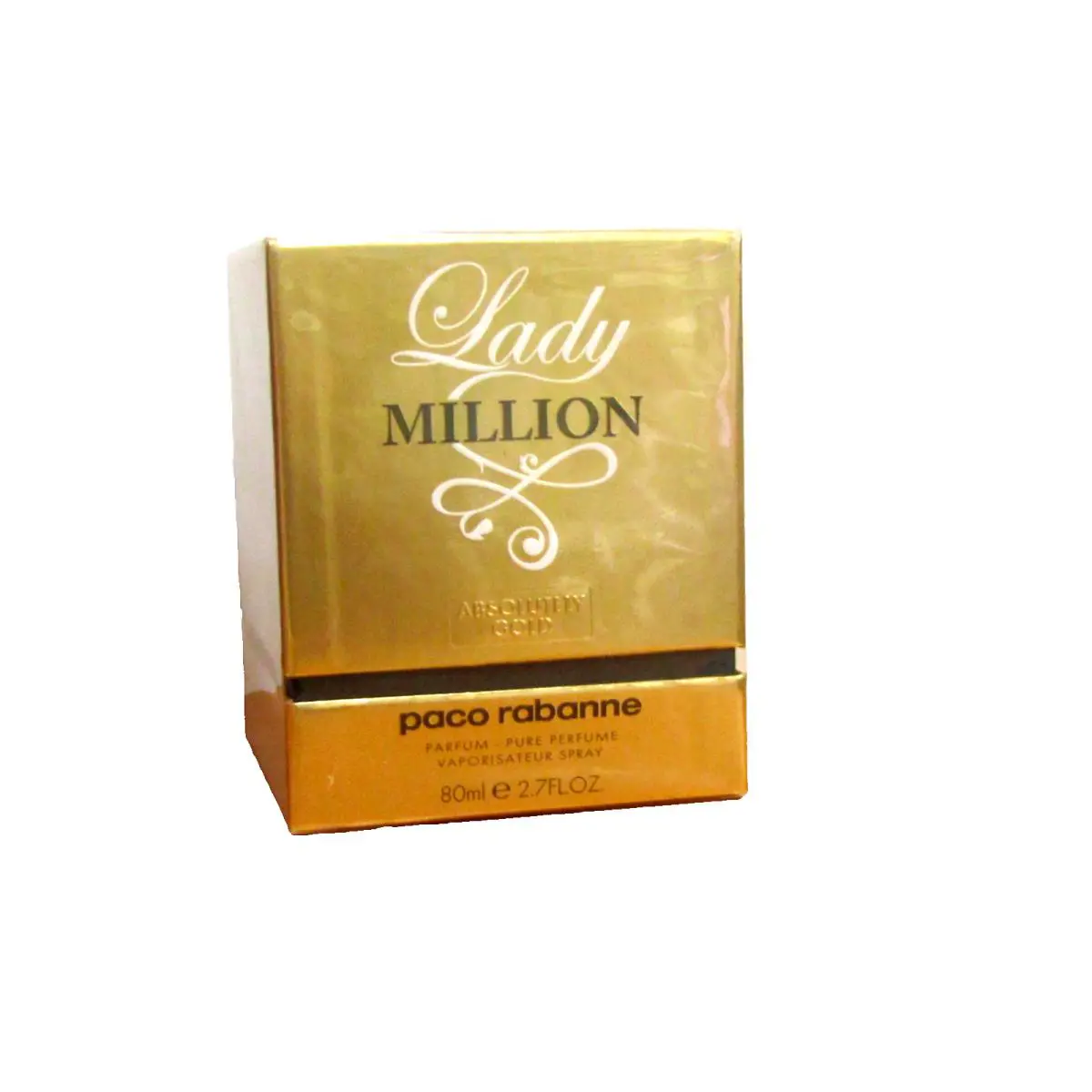 Lady Million Absolutely Gold By Paco Rabanna Women 2.7oz/ 80 mL Pure Perfume Spr