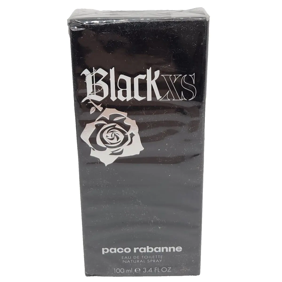 Black XS For Men By Paco Rabanne Eau de Toilette Spray 3.4 fl oz