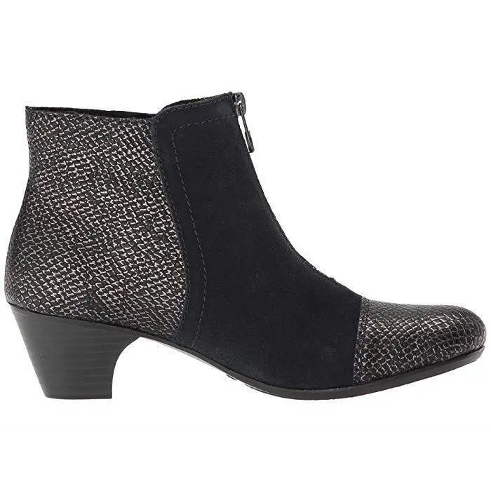 Rieker shoes - 70581-90  Sarah 81 - Sarah - Black + silver flakes (UPC: 644403512960) 1