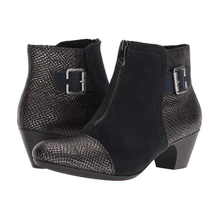 Rieker shoes - 70581-90  Sarah 81 - Sarah - Black + silver flakes (UPC: 644403512960) 6