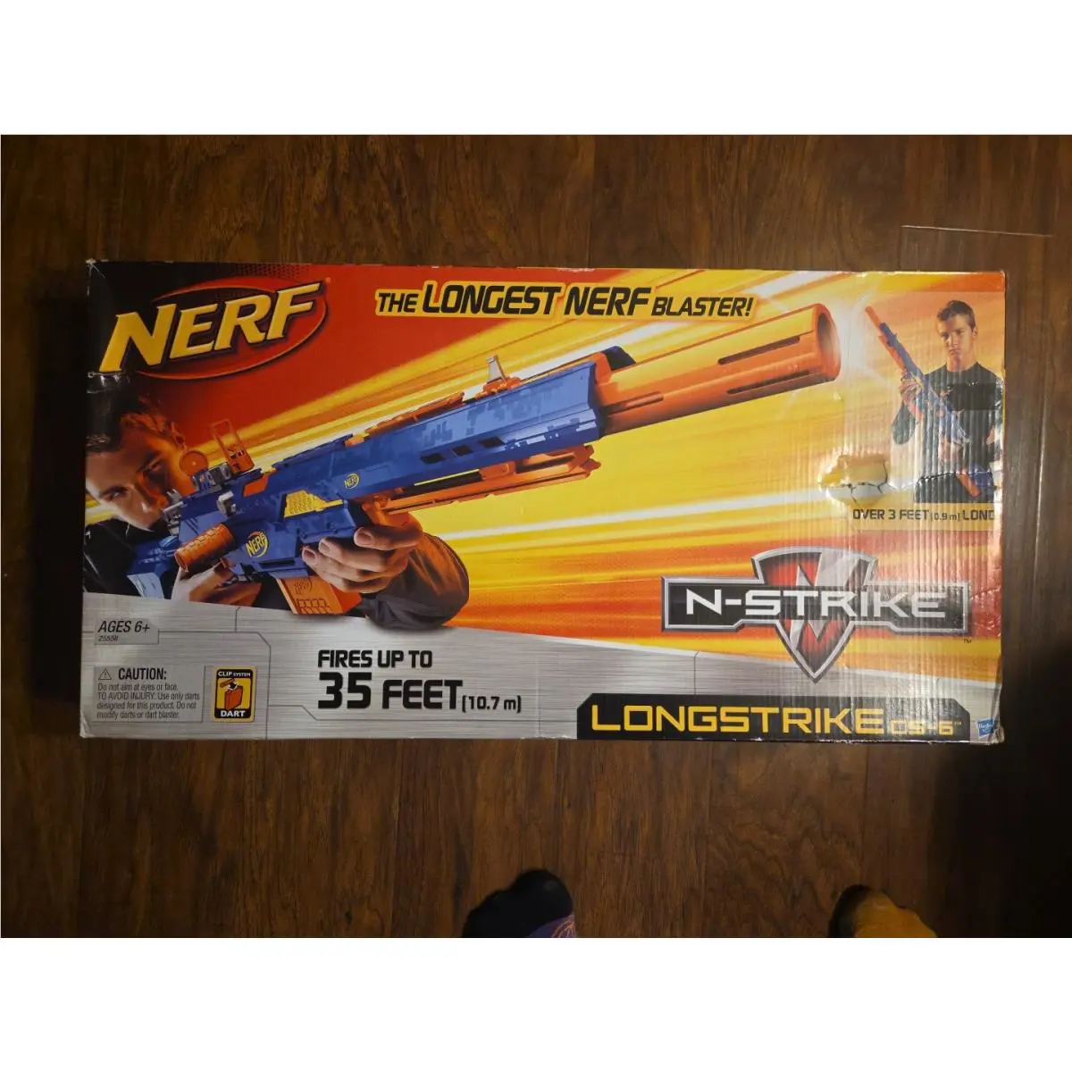 Nerf Longstrike CS-6 Box Wear