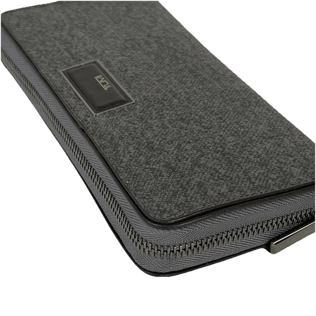 Tumi Sinclair Slg Continental Zip-around Women’s Wallet Earl Gray Black