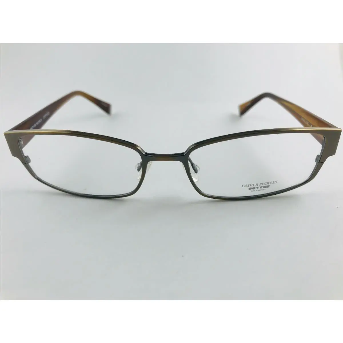 Oliver Peoples Eyeglasses ID SD Gold Brown 54-17-135 Titanium
