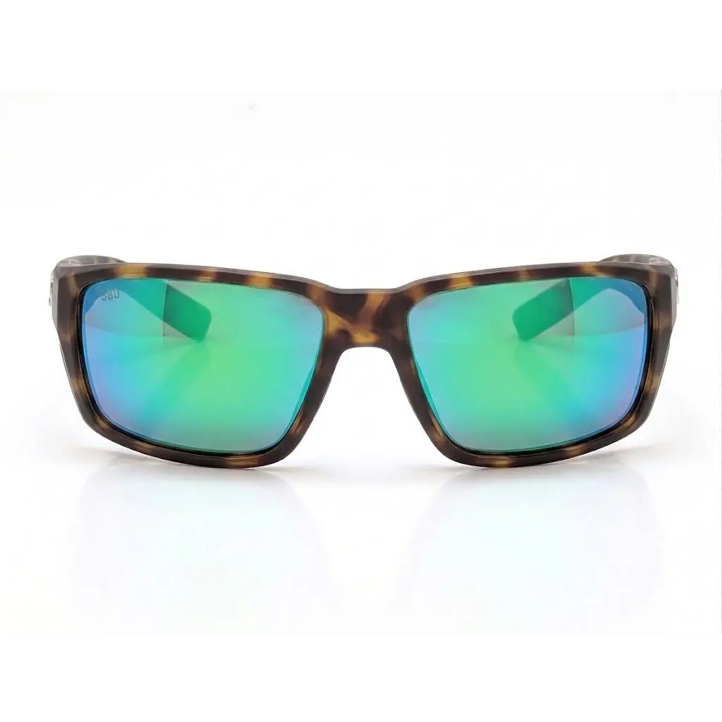 Costa Del Mar Fantail Pro Sunglasses Matte Tortoise Green 580 Glass Lens