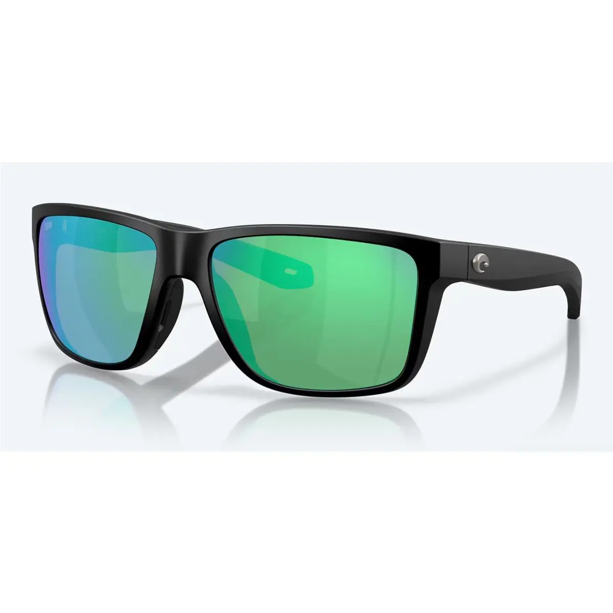 Costa Del Mar Broadbill II Matte Black Green Mirror Polarized Glass 580G