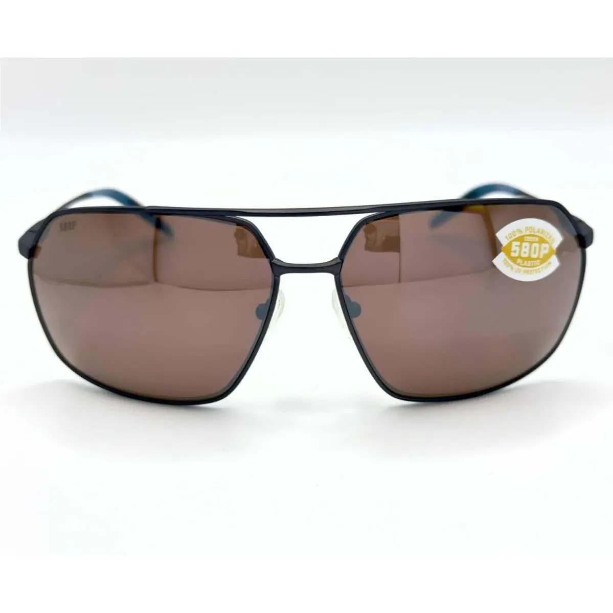 Costa Del Mar Pilothouse Sunglass Matte Dark Gunmetal/copper Silver Mirror 580P