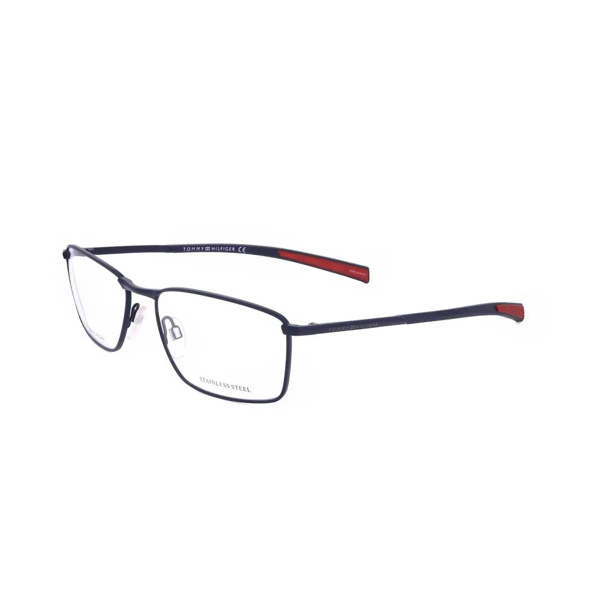 Tommy Hilfiger Men`s 57 mm Matte Blue Opticals TH1783-FLL-57 - Frame: Blue, Lens: No Color, Other Frame: Matte Blue