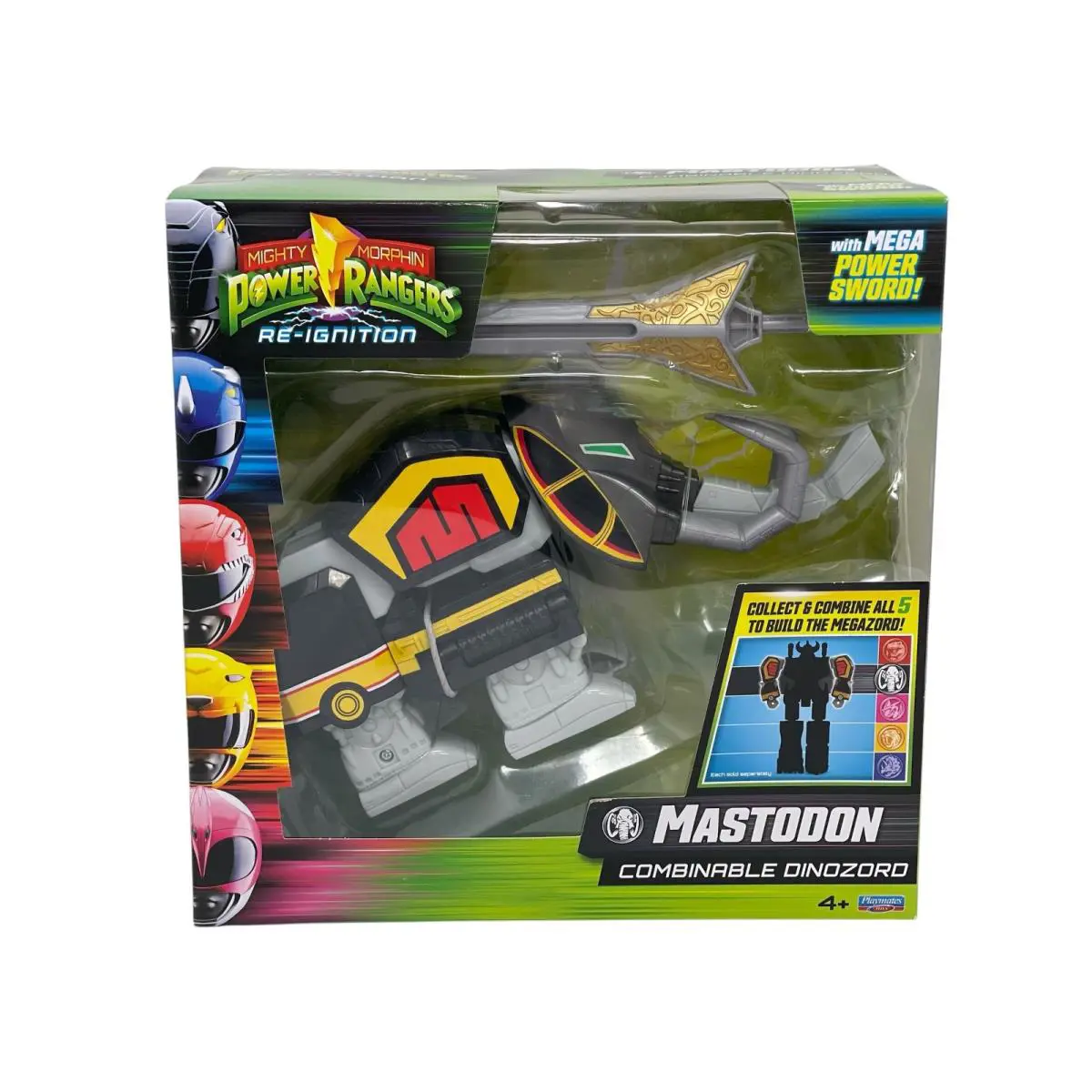 Playmates Mighty Morphin Power Rangers Re-ignition Mastodon Combinable Dinozord