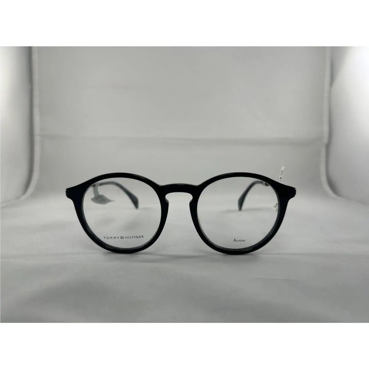 Tommy Hilfiger TH1471 Eyeglasses 807 Round Black 50 21-145 cc