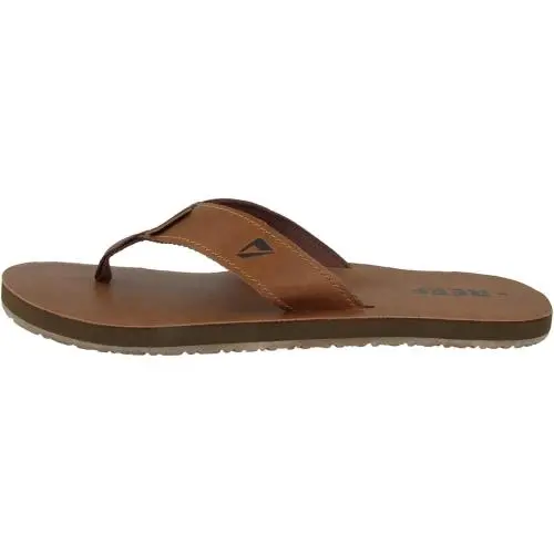 Leather Smoothy Mens Flip Flop No Break in Period Leather Durable Outsole by Reef