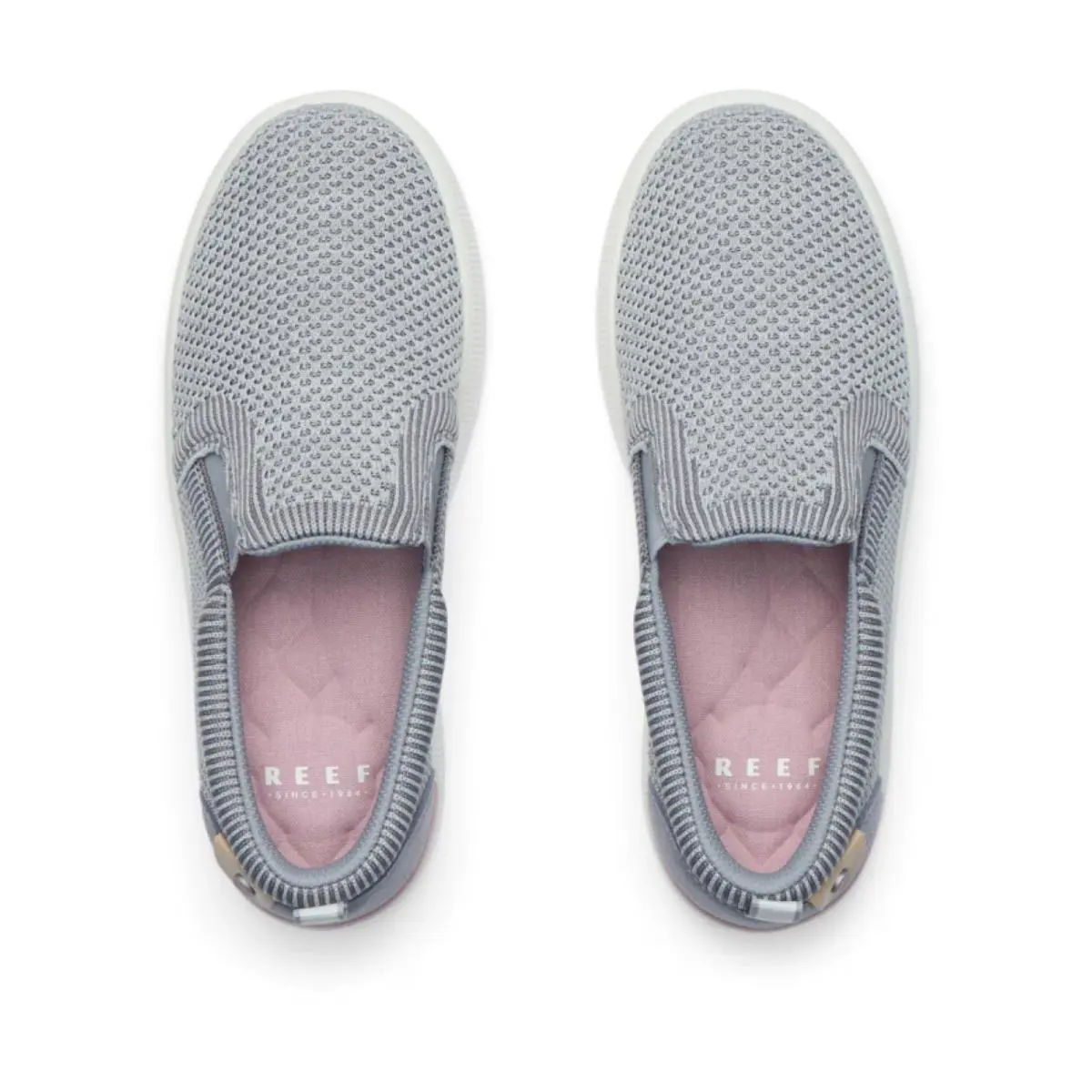 Reef Neptune Elyse Womens Comfort Sneaker Grey - 6 Medium