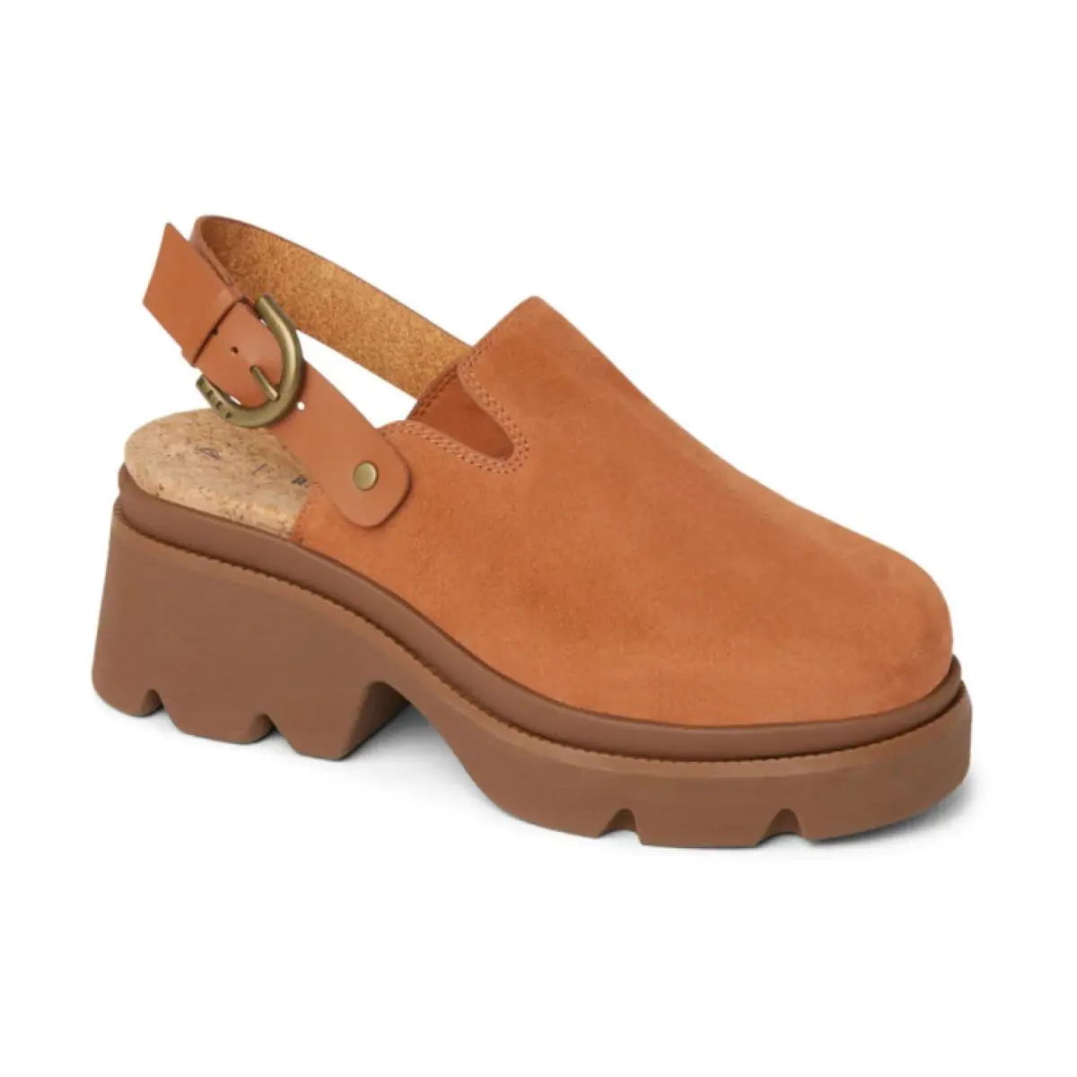 Reef Vista Luxe Solene Womens Clog Sandals Brown - 10 Medium