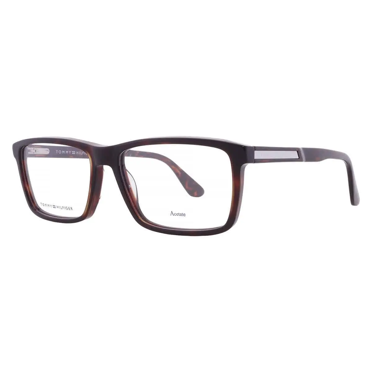 Tommy Hilfiger Demo Rectangular Men`s Eyeglasses TH 1549 0086 55 TH 1549 0086 55
