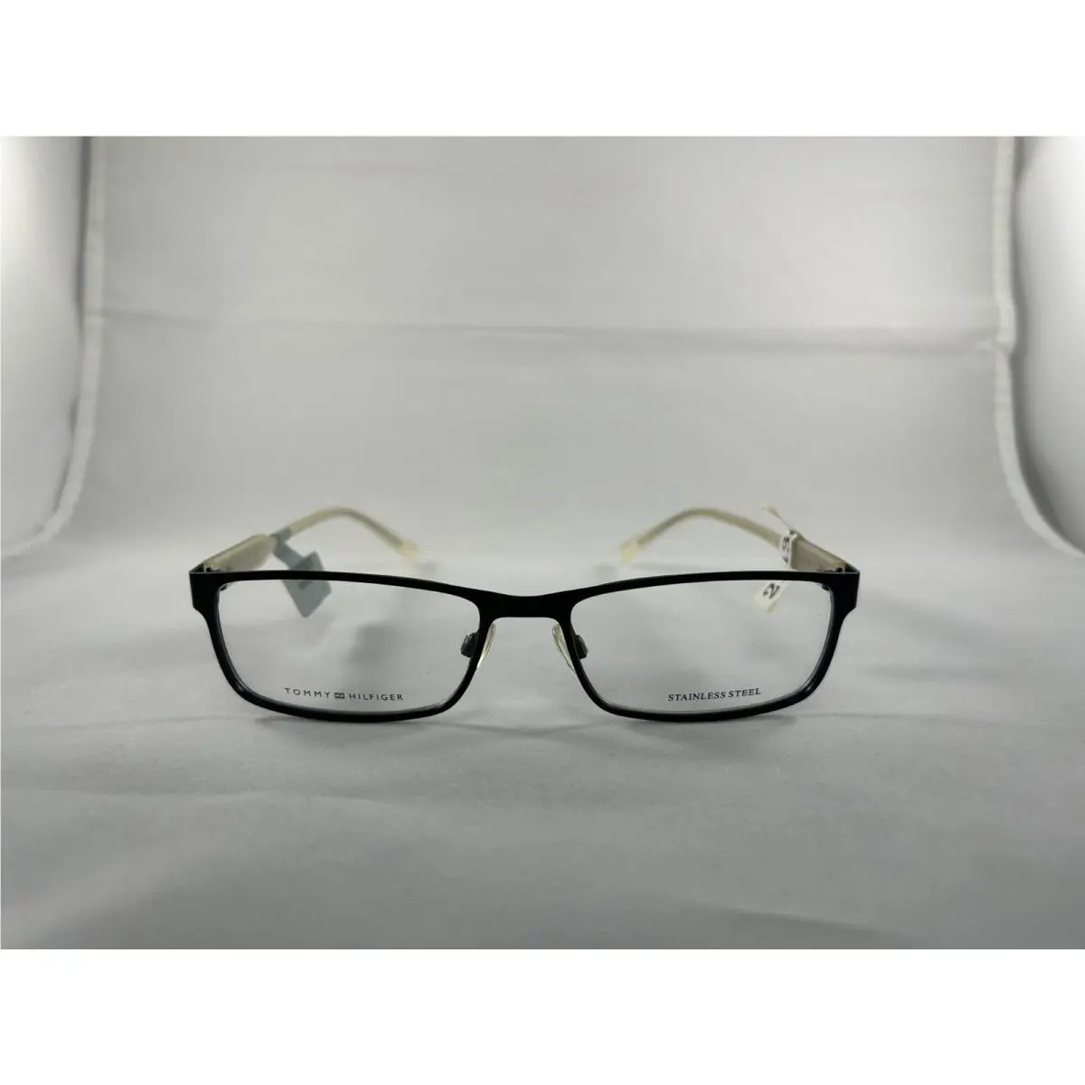 Tommy Hilfiger TH1442 Eyeglasses EQ9 Stainless Steel Men 55 17-145 cc