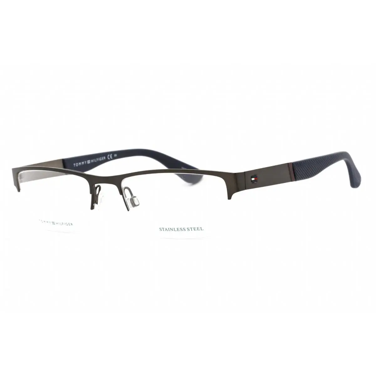 Tommy Hilfiger TH1524-R80-52 Eyeglasses Frame Size 52mm 18mm 145mm Ruthenium Men
