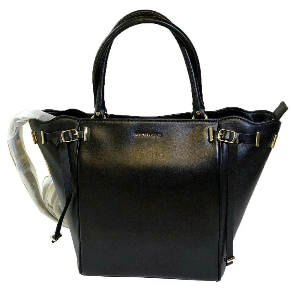 Michael Kors Women`s Amelia Top Zip Tote Black